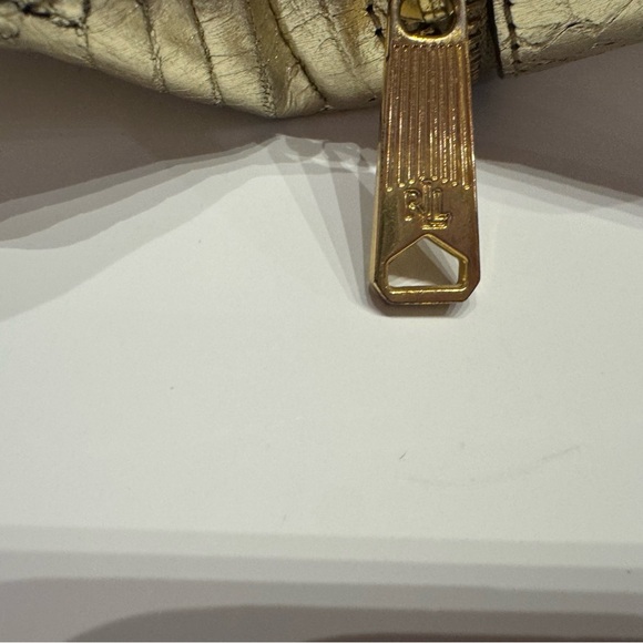 Gold Snakeskin Embossed Wallet by Ralph Lauren - Picture 11 of 11